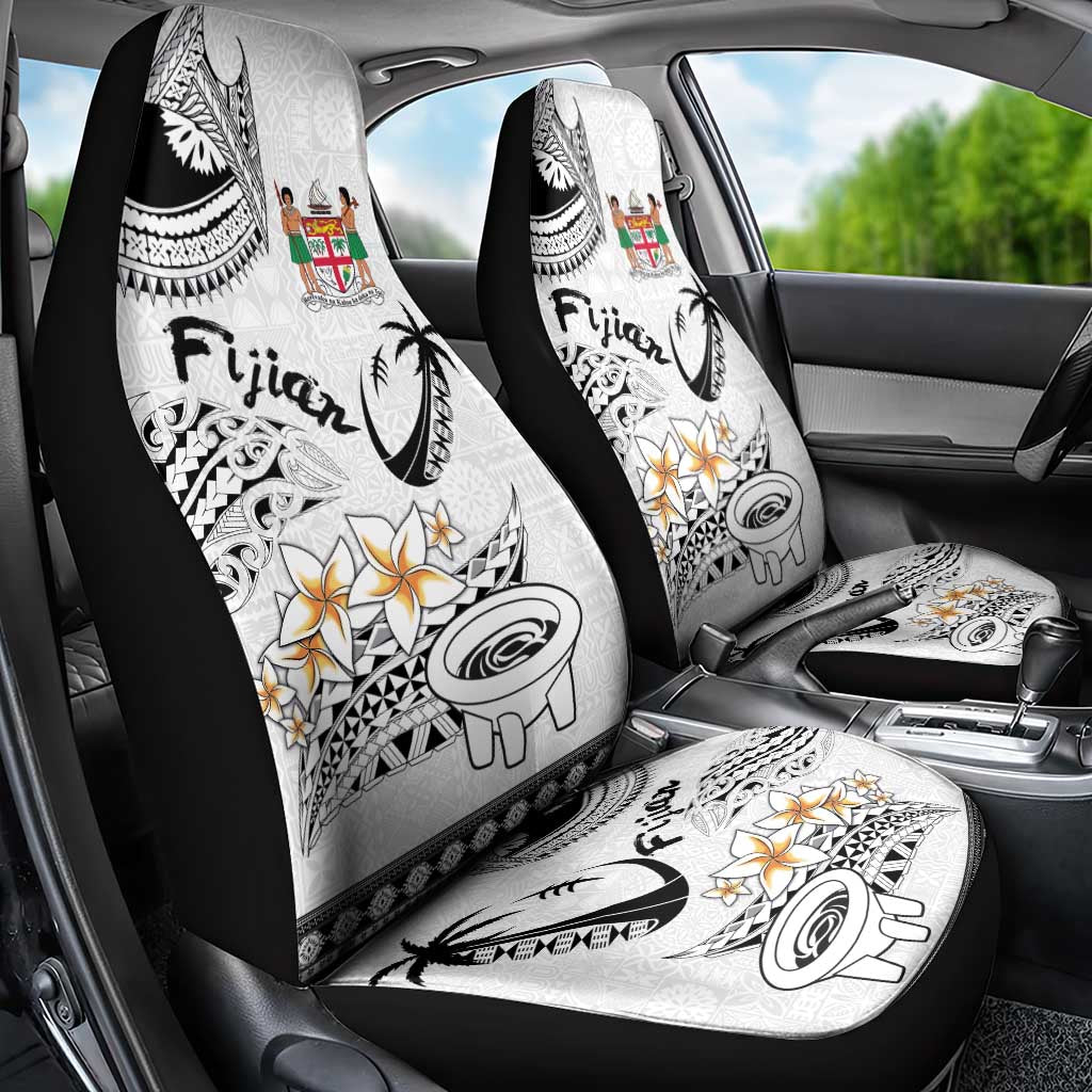 Fijian Traditional Culture Car Seat Cover Tapa Tribal Tattoos LT03 - Polynesian Pride