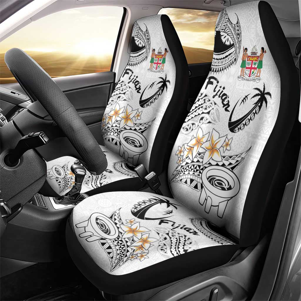 Fijian Traditional Culture Car Seat Cover Tapa Tribal Tattoos LT03 - Polynesian Pride