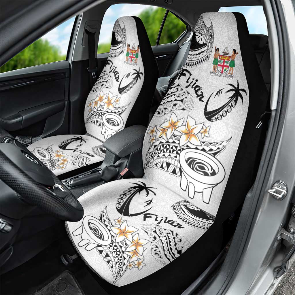 Fijian Traditional Culture Car Seat Cover Tapa Tribal Tattoos LT03 - Polynesian Pride