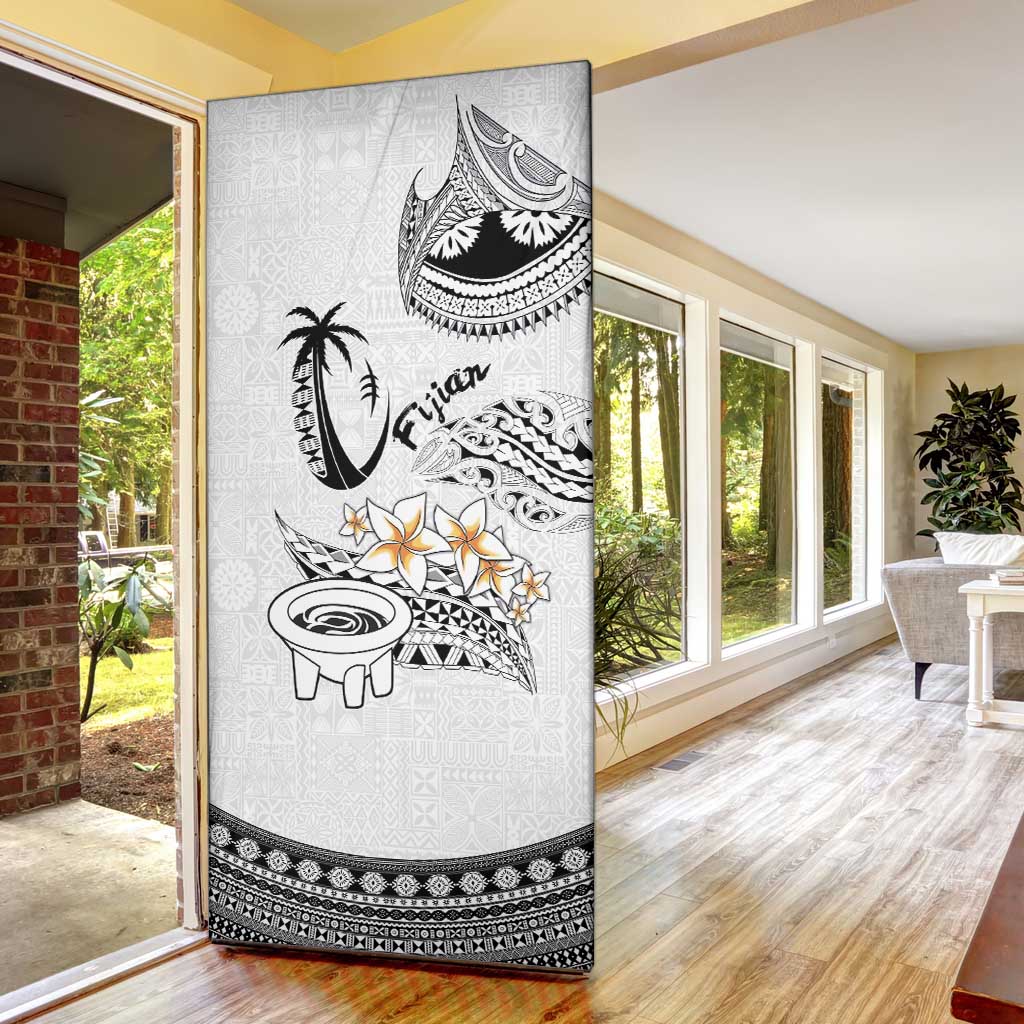 Fijian Traditional Culture Door Cover Tapa Tribal Tattoos LT03 - Polynesian Pride