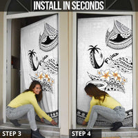 Fijian Traditional Culture Door Cover Tapa Tribal Tattoos LT03 - Polynesian Pride
