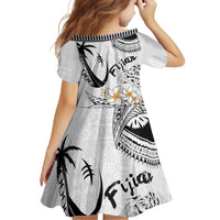 Fijian Traditional Culture Family Matching Off Shoulder Maxi Dress and Hawaiian Shirt Tapa Tribal Tattoos LT03 - Polynesian Pride