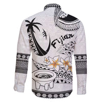 Fijian Traditional Culture Family Matching Off Shoulder Maxi Dress and Hawaiian Shirt Tapa Tribal Tattoos LT03 - Polynesian Pride