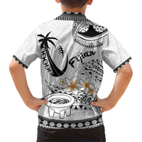 Fijian Traditional Culture Family Matching Puletasi and Hawaiian Shirt Tapa Tribal Tattoos LT03 - Polynesian Pride