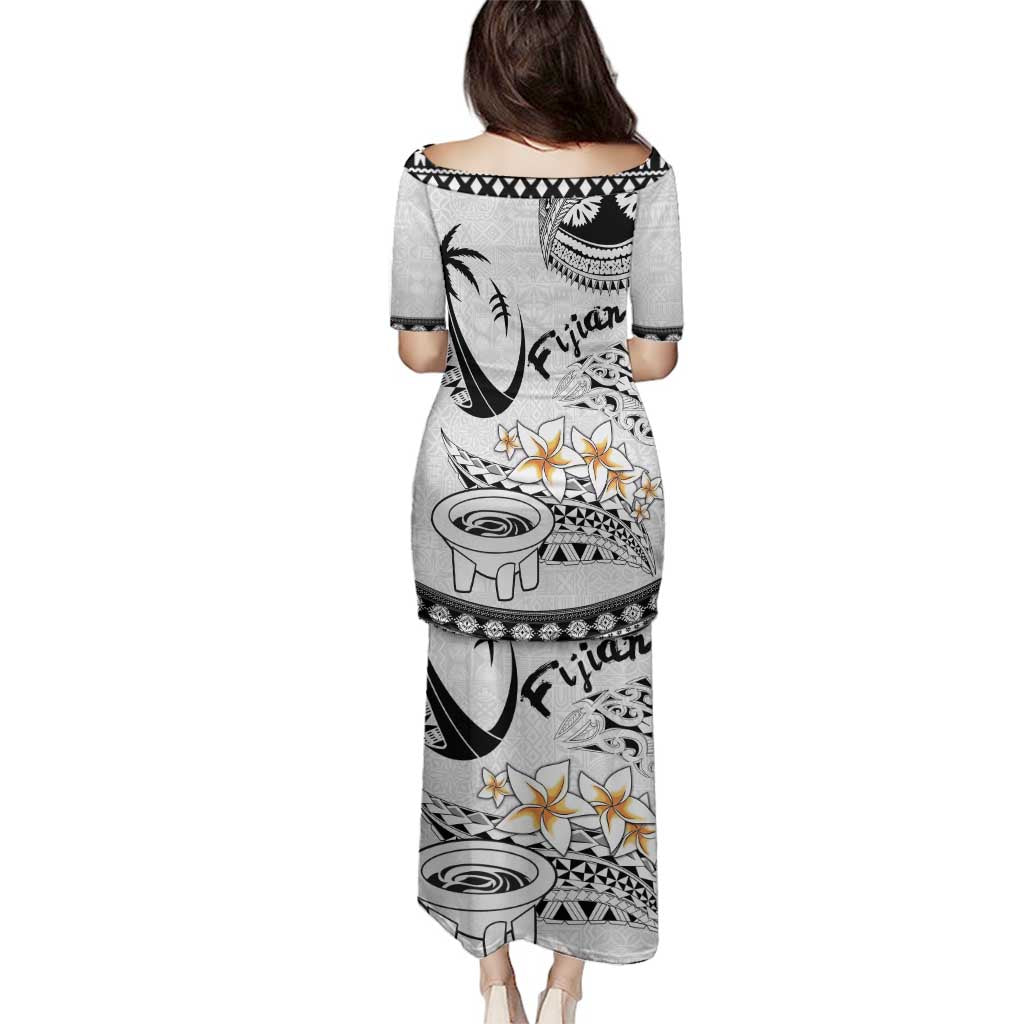 Fijian Traditional Culture Family Matching Puletasi and Hawaiian Shirt Tapa Tribal Tattoos LT03 - Polynesian Pride