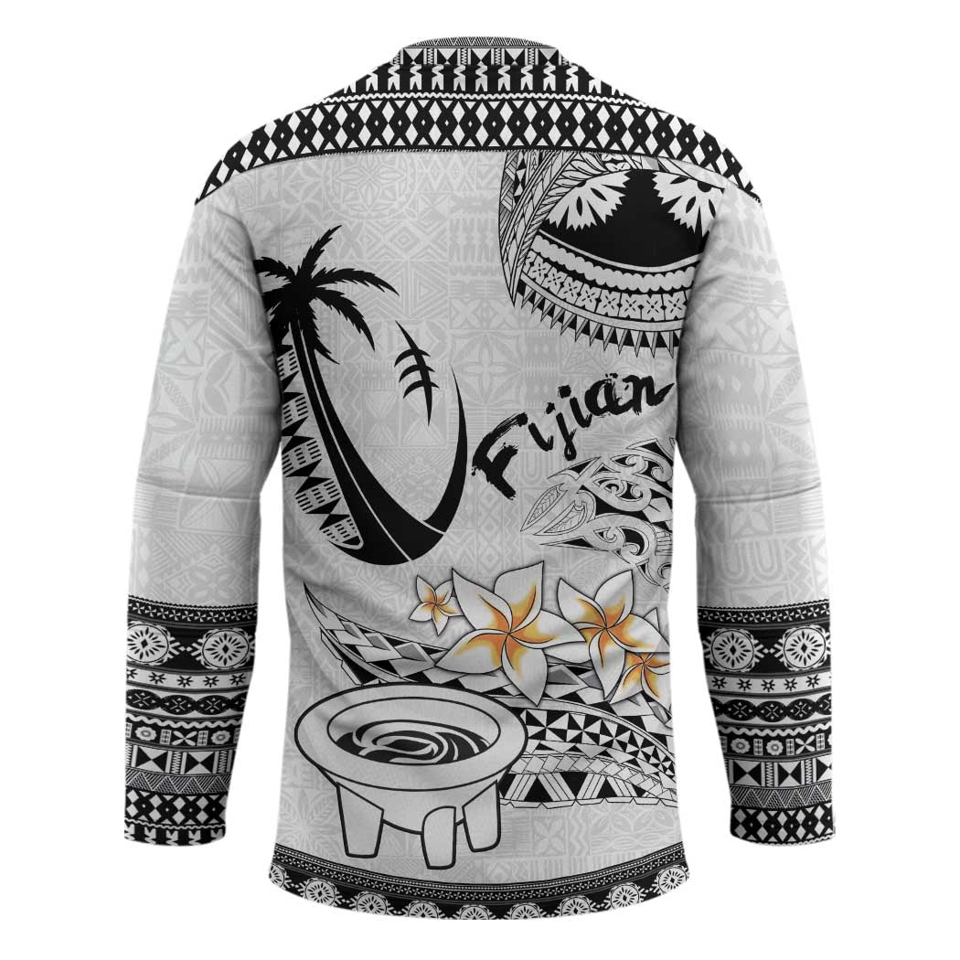 Fijian Traditional Culture Hockey Jersey Tapa Tribal Tattoos LT03 - Polynesian Pride