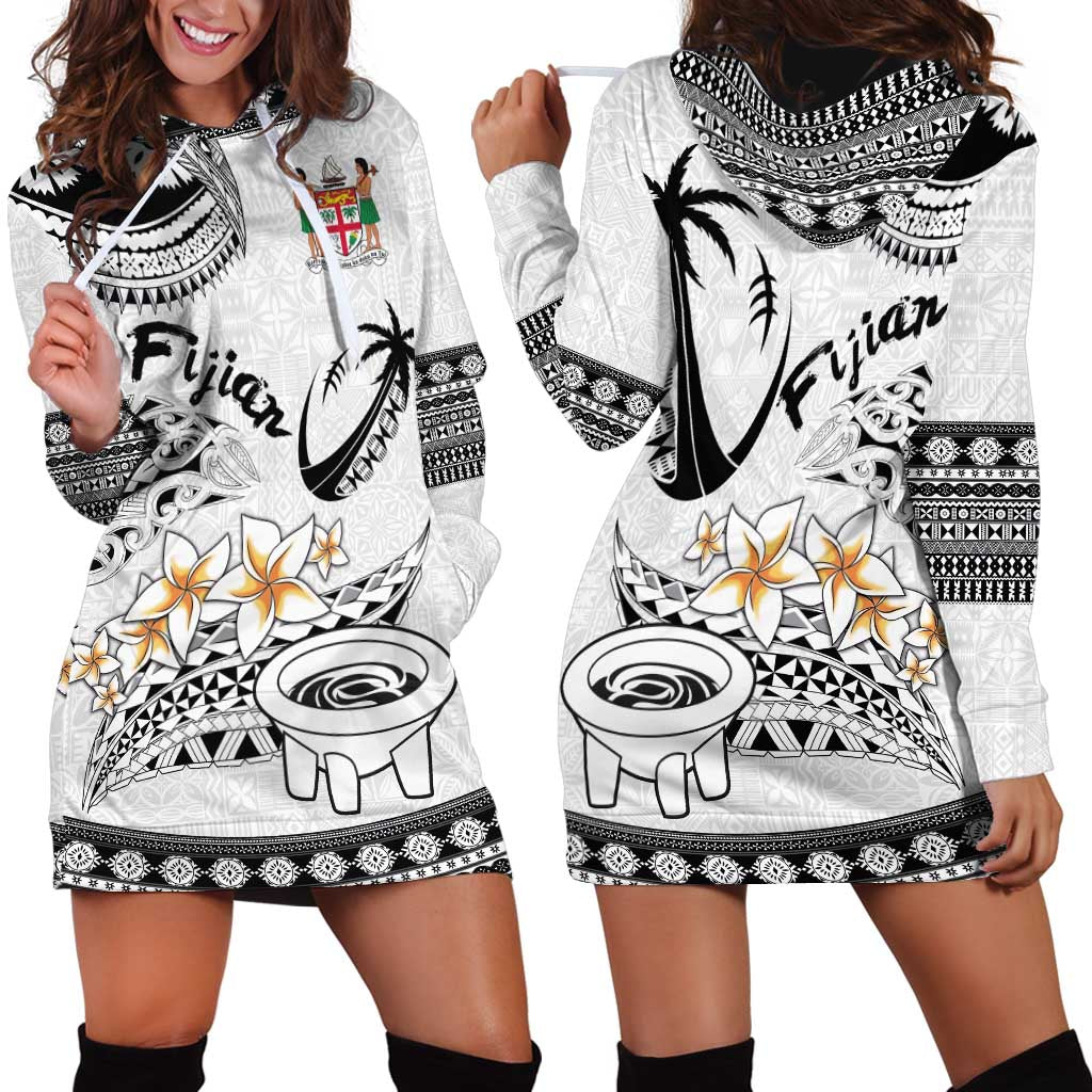 Fijian Traditional Culture Hoodie Dress Tapa Tribal Tattoos LT03 - Polynesian Pride