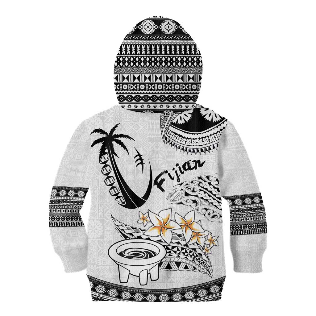 Fijian Traditional Culture Kid Hoodie Tapa Tribal Tattoos LT03 - Polynesian Pride