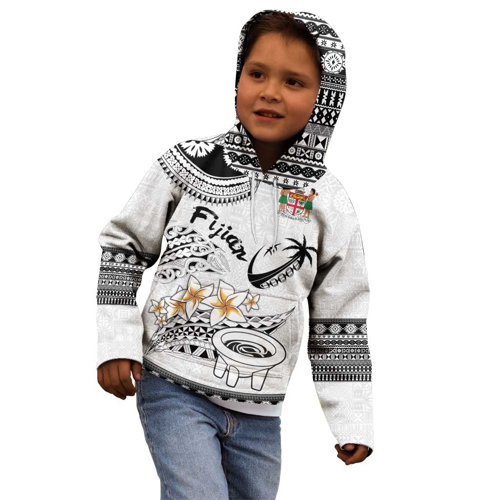Fijian Traditional Culture Kid Hoodie Tapa Tribal Tattoos LT03 - Polynesian Pride