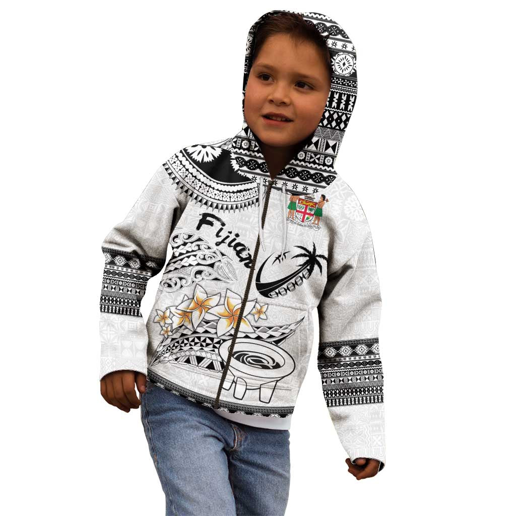 Fijian Traditional Culture Kid Hoodie Tapa Tribal Tattoos LT03 - Polynesian Pride