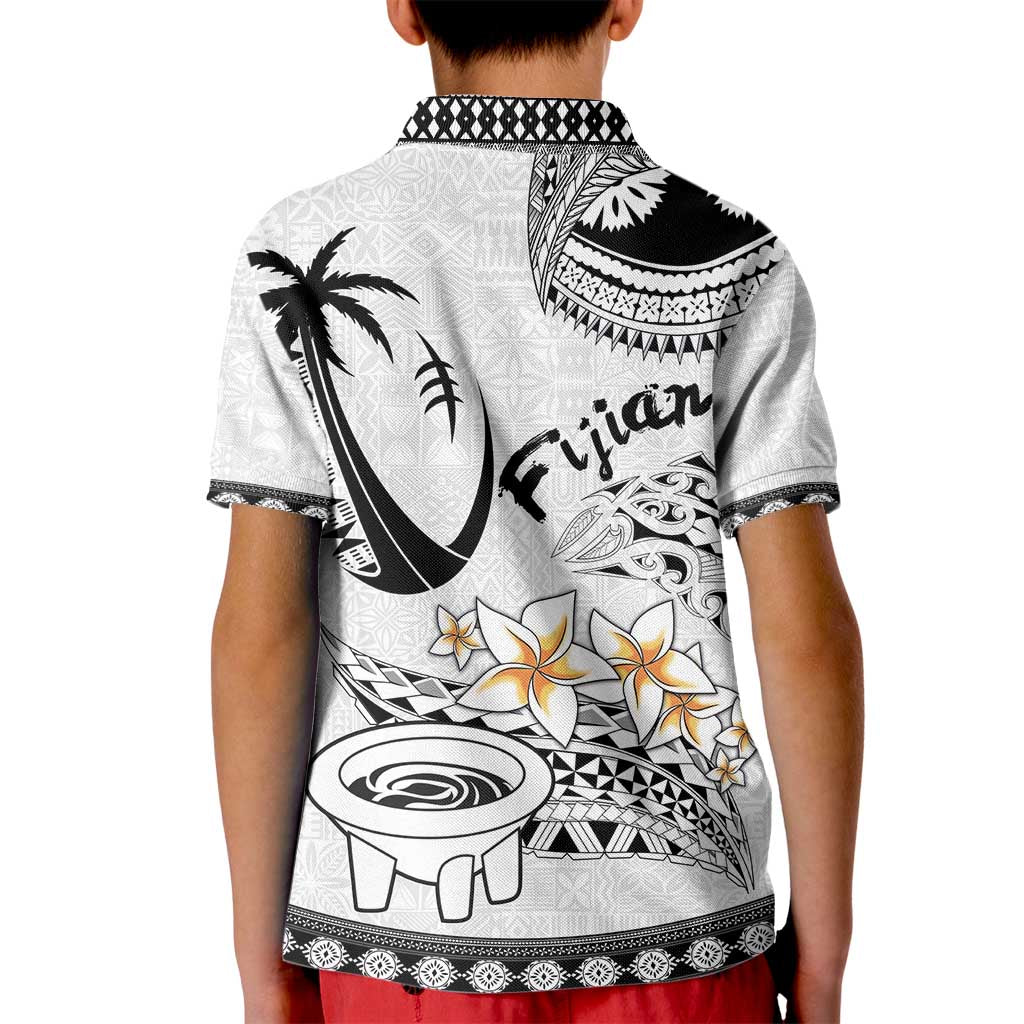 Fijian Traditional Culture Kid Polo Shirt Tapa Tribal Tattoos LT03 - Polynesian Pride