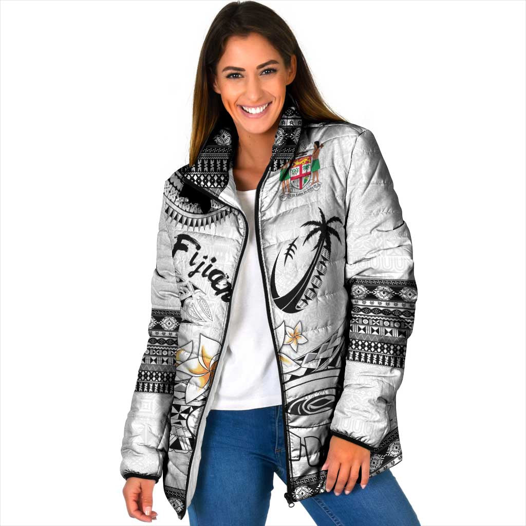Fijian Traditional Culture Padded Jacket Tapa Tribal Tattoos - Polynesian Pride