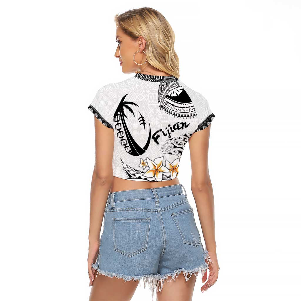 Fijian Traditional Culture Raglan Cropped T Shirt Tapa Tribal Tattoos LT03 - Polynesian Pride