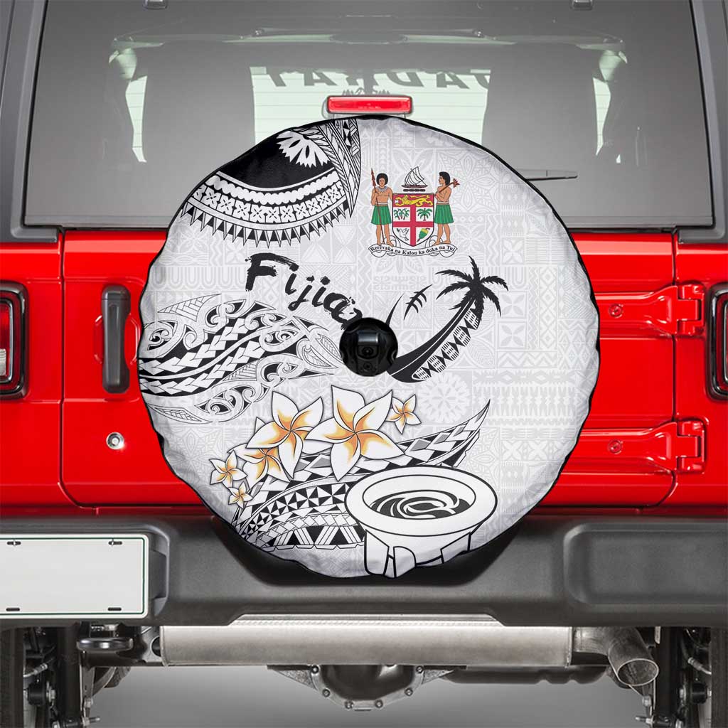 Fijian Traditional Culture Spare Tire Cover Tapa Tribal Tattoos LT03 - Polynesian Pride