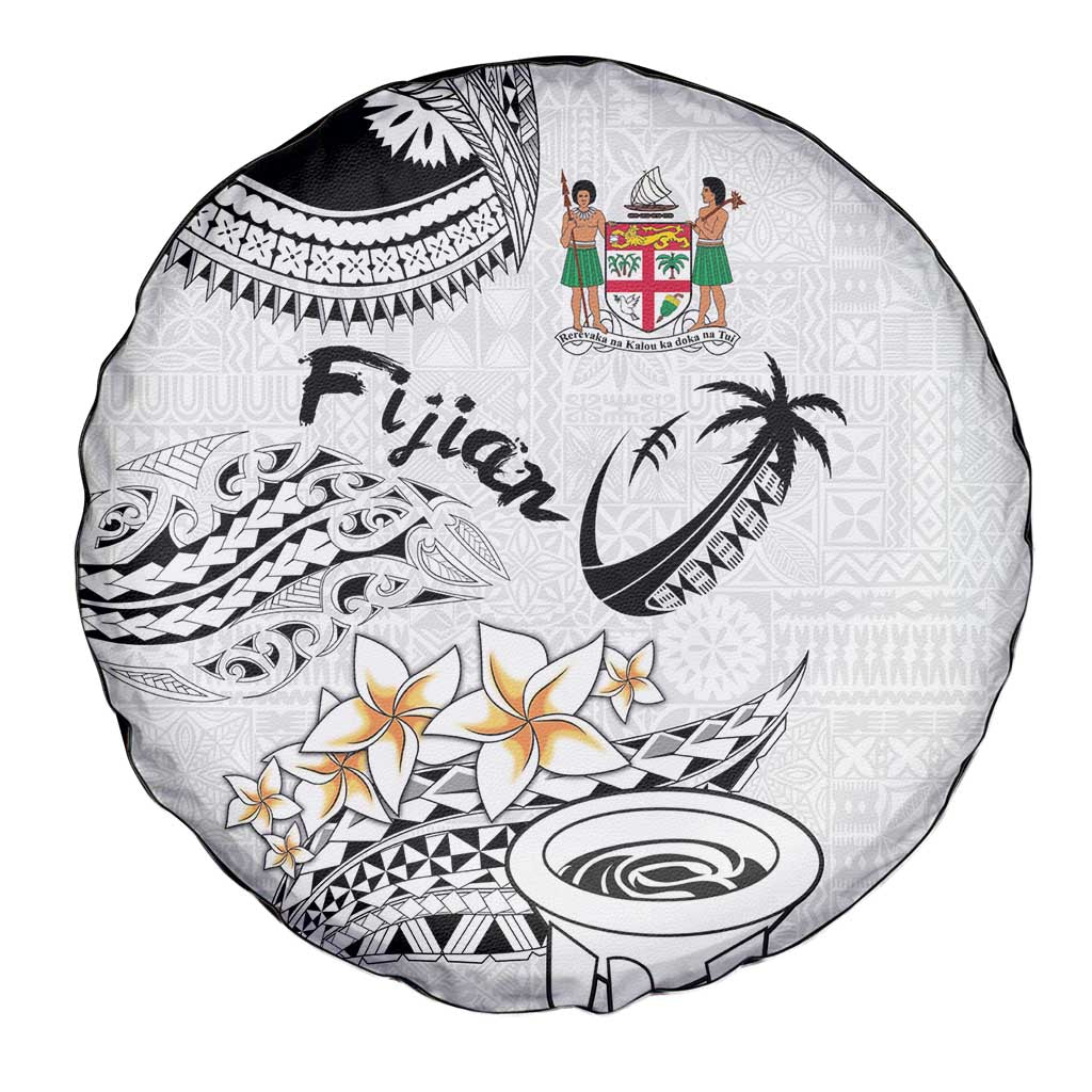 Fijian Traditional Culture Spare Tire Cover Tapa Tribal Tattoos LT03 - Polynesian Pride