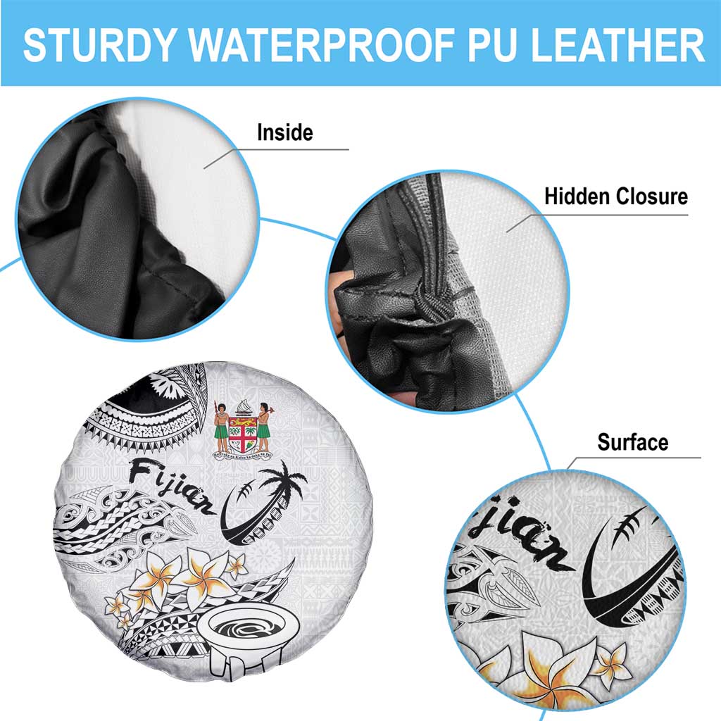 Fijian Traditional Culture Spare Tire Cover Tapa Tribal Tattoos LT03 - Polynesian Pride