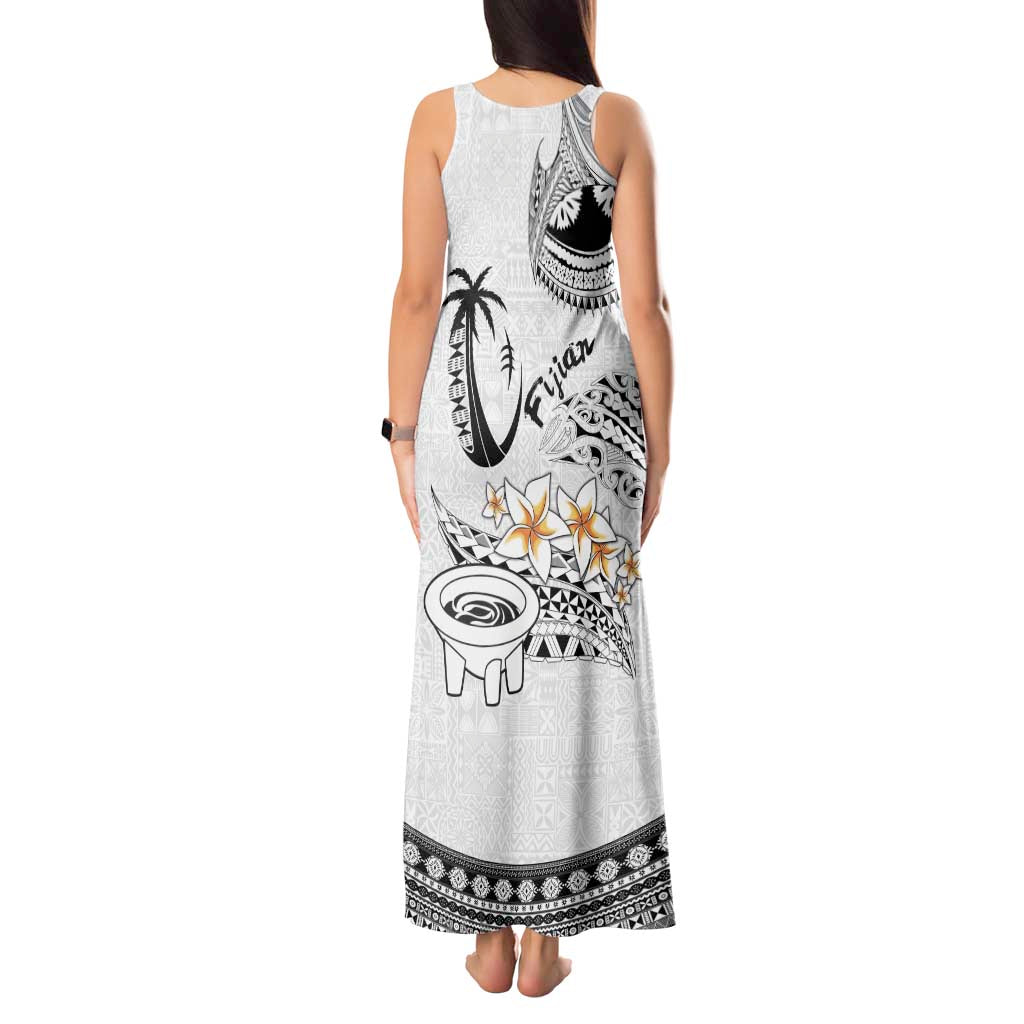 Fijian Traditional Culture Tank Maxi Dress Tapa Tribal Tattoos LT03 - Polynesian Pride