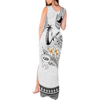 Fijian Traditional Culture Tank Maxi Dress Tapa Tribal Tattoos LT03 - Polynesian Pride