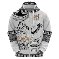 Fijian Traditional Culture Zip Hoodie Tapa Tribal Tattoos LT03 - Polynesian Pride