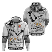 Fijian Traditional Culture Zip Hoodie Tapa Tribal Tattoos LT03 - Polynesian Pride