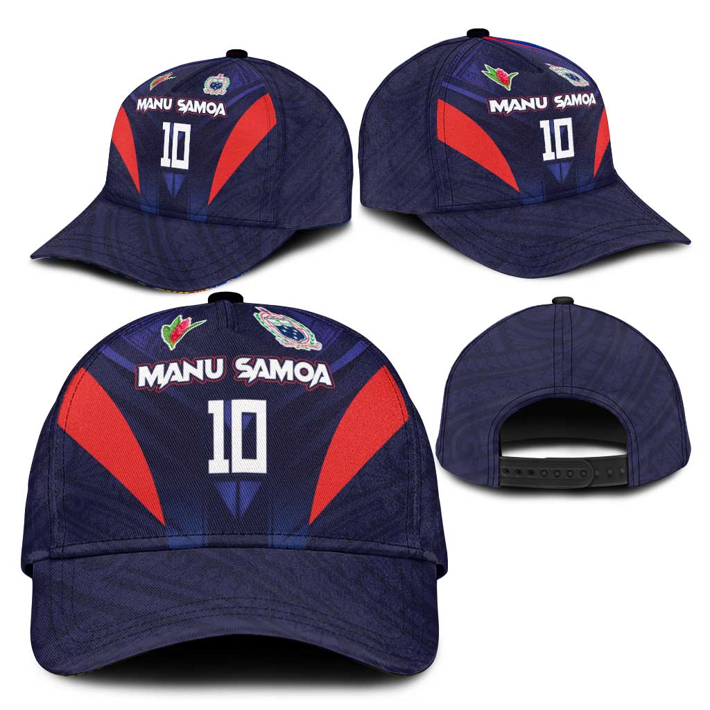 Custom Rugby Samoa Classic Cap Siva Tau Spirit Sporty Vibes - Polynesian Pride