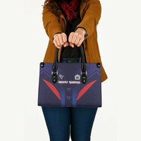 Rugby Samoa Leather Bag Siva Tau Spirit Sporty Vibes - Polynesian Pride