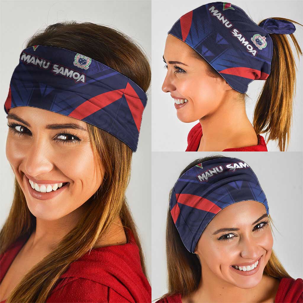 Rugby Samoa Neck Gaiter Siva Tau Spirit Sporty Vibes - Polynesian Pride