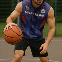 Custom Rugby Samoa Sleeveless Hoodie Siva Tau Spirit Sporty Vibes - Polynesian Pride