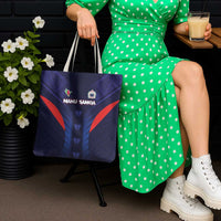 Rugby Samoa Tote Bag Siva Tau Spirit Sporty Vibes - Polynesian Pride