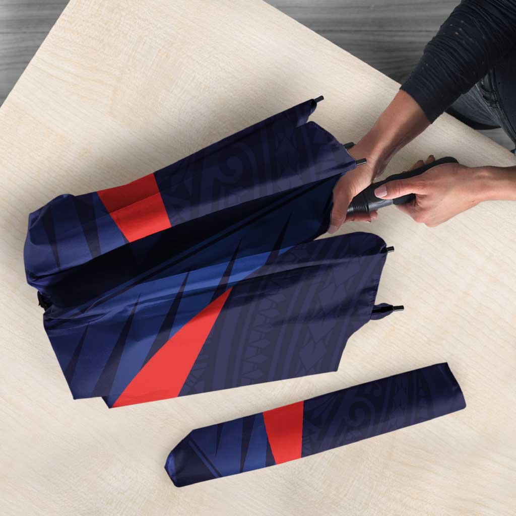 Rugby Samoa Umbrella Siva Tau Spirit Sporty Vibes LT03 - Polynesian Pride