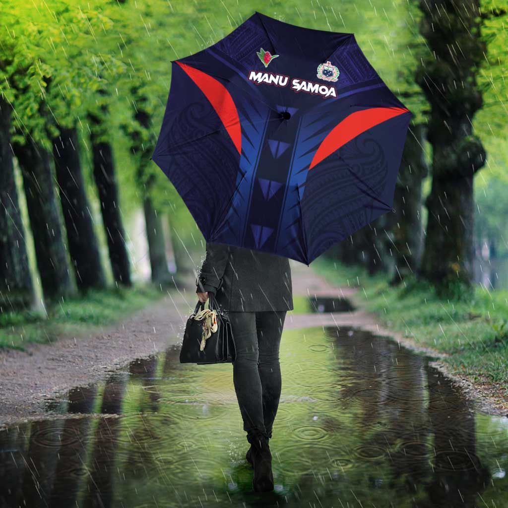 Rugby Samoa Umbrella Siva Tau Spirit Sporty Vibes LT03 - Polynesian Pride