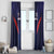 Rugby Samoa Window Curtain Siva Tau Spirit Sporty Vibes - Polynesian Pride