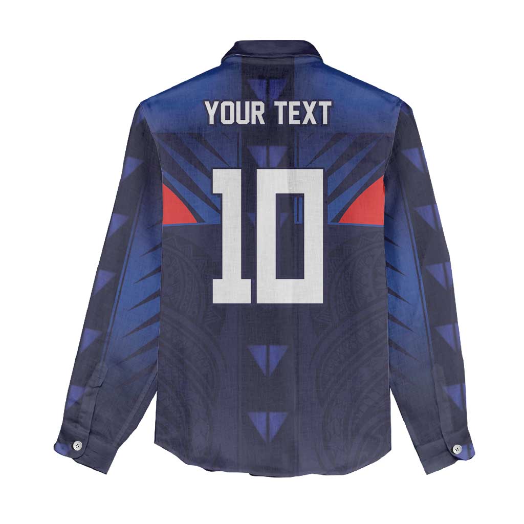Custom Rugby Samoa Women Casual Shirt Siva Tau Spirit Sporty Vibes LT03 - Polynesian Pride