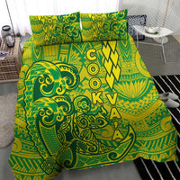Cook Islands Va'a Polynesian Art Tattoo Bedding Set National Color LT03 - Polynesian Pride