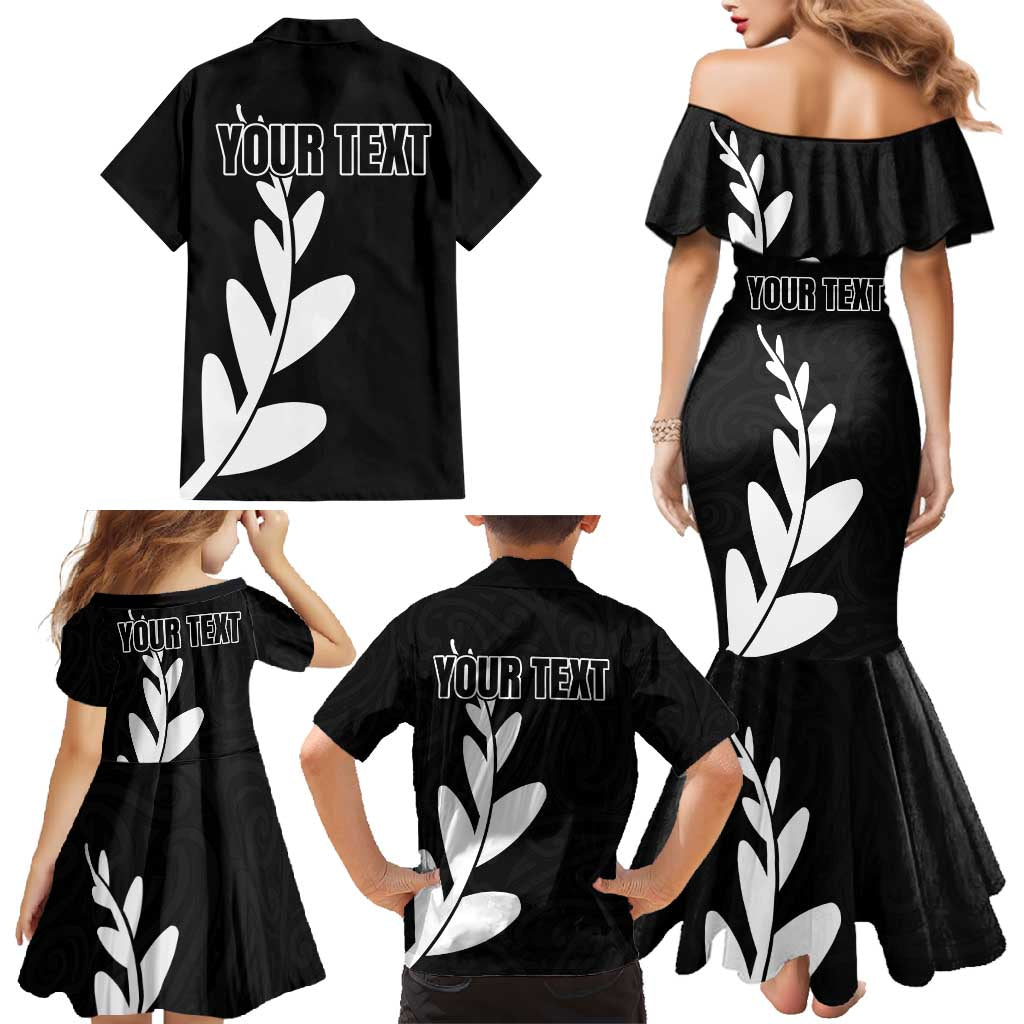 Personalised New Zealand Canoeing Special Jersey Family Matching Mermaid Dress and Hawaiian Shirt LT03 - Polynesian Pride