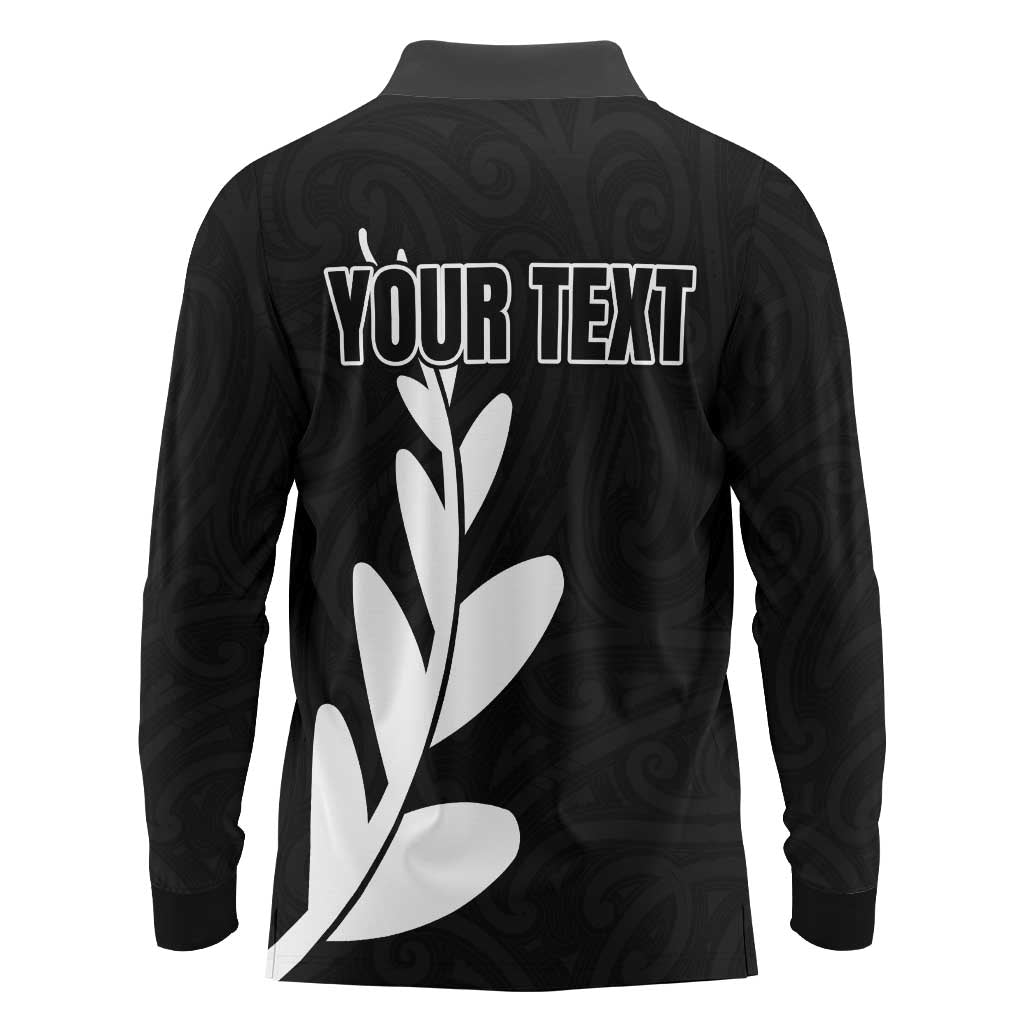 Personalised New Zealand Canoeing Special Jersey Long Sleeve Polo Shirt LT03 - Polynesian Pride