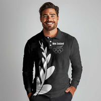 Personalised New Zealand Canoeing Special Jersey Long Sleeve Polo Shirt LT03 - Polynesian Pride