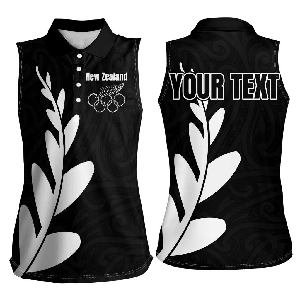 Personalised New Zealand Canoeing Special Jersey Women Sleeveless Polo Shirt LT03 - Polynesian Pride