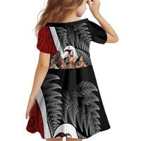 New Zealand Te Matatini Family Matching Tank Maxi Dress and Hawaiian Shirt Kapa Haka and Silver Fern - Maori Art Pattern LT03 - Polynesian Pride
