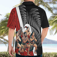 New Zealand Te Matatini Hawaiian Shirt Kapa Haka and Silver Fern - Maori Art Pattern LT03 - Polynesian Pride