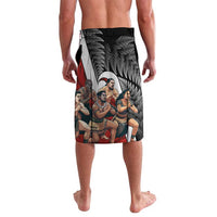 New Zealand Te Matatini Lavalava Kapa Haka and Silver Fern - Maori Art Pattern LT03 - Polynesian Pride