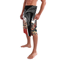 New Zealand Te Matatini Lavalava Kapa Haka and Silver Fern - Maori Art Pattern LT03 - Polynesian Pride
