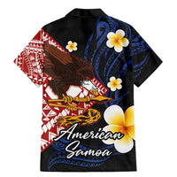 American Samoa Flag Day Family Matching Mermaid Dress and Hawaiian Shirt Polynesian Tatau Art and Plumeria LT03 - Polynesian Pride