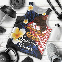 American Samoa Flag Day Men Tank Top Polynesian Tatau Art and Plumeria LT03 - Polynesian Pride