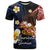 American Samoa Flag Day T Shirt Polynesian Tatau Art and Plumeria