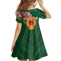 Personalised Manuʻa Islands Family Matching Summer Maxi Dress and Hawaiian Shirt Polynesian Style with Rooster Tattoo and Tropical Plants LT03 - Polynesian Pride