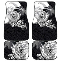 Hafa Adai Guam Car Mats Polynesian Palm Tree Tattoo Hibiscus and Plumeria Art LT03 - Polynesian Pride