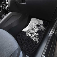 Hafa Adai Guam Car Mats Polynesian Palm Tree Tattoo Hibiscus and Plumeria Art LT03 - Polynesian Pride