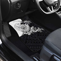 Hafa Adai Guam Car Mats Polynesian Palm Tree Tattoo Hibiscus and Plumeria Art LT03 - Polynesian Pride