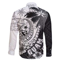 Hafa Adai Guam Family Matching Summer Maxi Dress and Hawaiian Shirt Polynesian Palm Tree Tattoo Hibiscus and Plumeria Art LT03 - Polynesian Pride